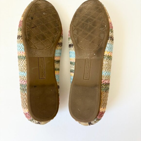 Me Too Brayden loafers/flats with multi color textured stripes size 8.5 - Picture 4 of 5
